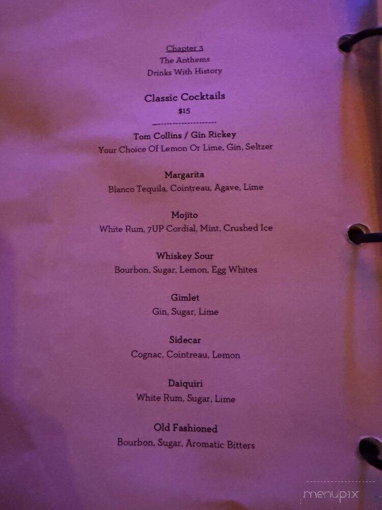 La Bamba Room - San Diego, CA menu_pic