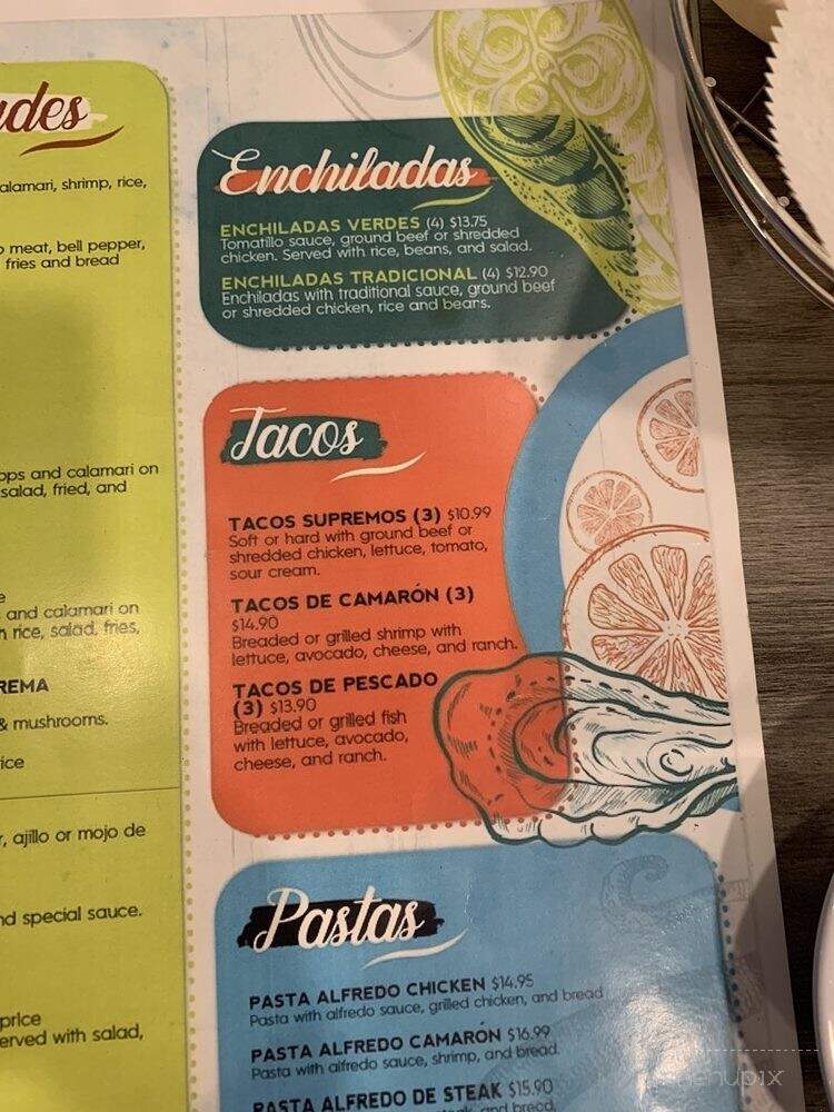 Mariscos Don Camaron - West Columbia, SC menu_pic
