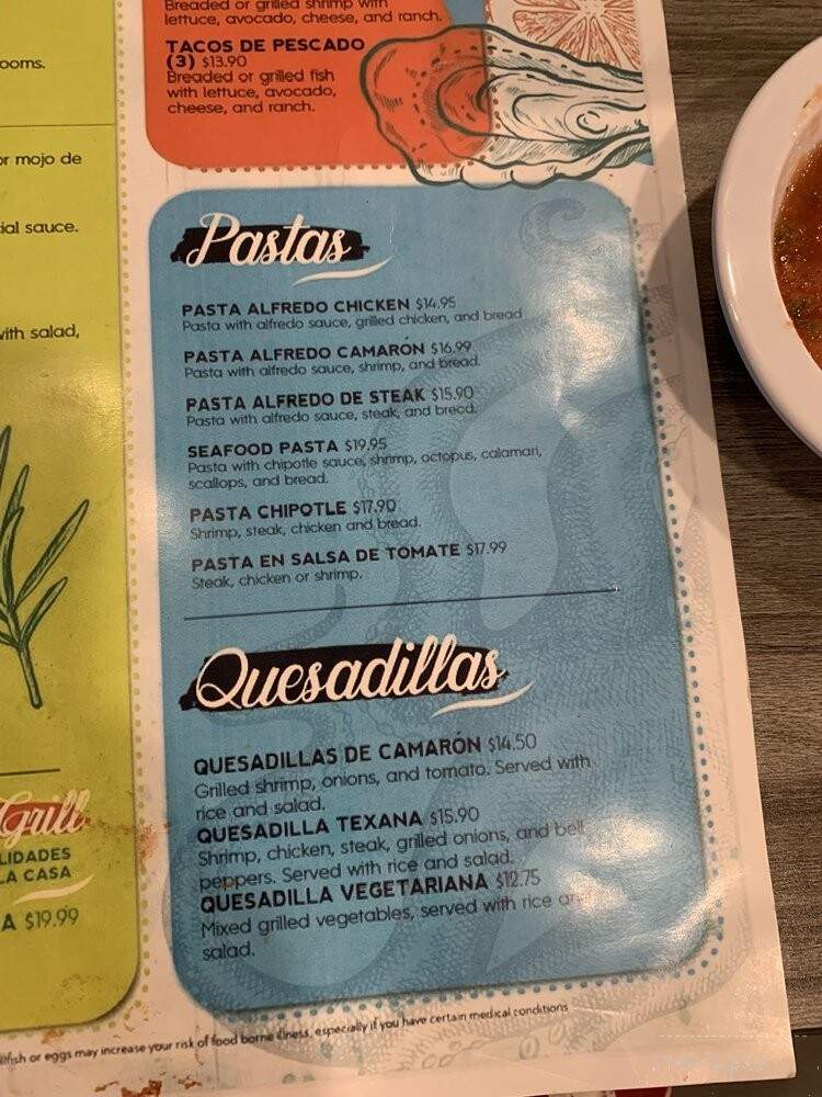 Mariscos Don Camaron - West Columbia, SC menu_pic