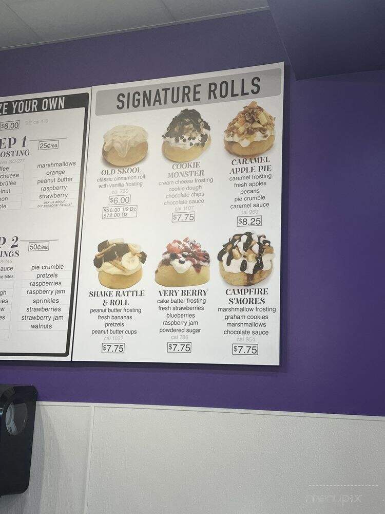 Cinnaholic - East Windsor, NJ menu_pic