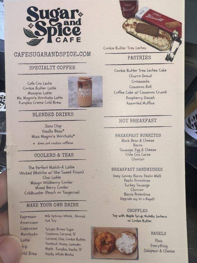 Sugar and Spice Cafe - Santa Fe Springs, CA menu_pic