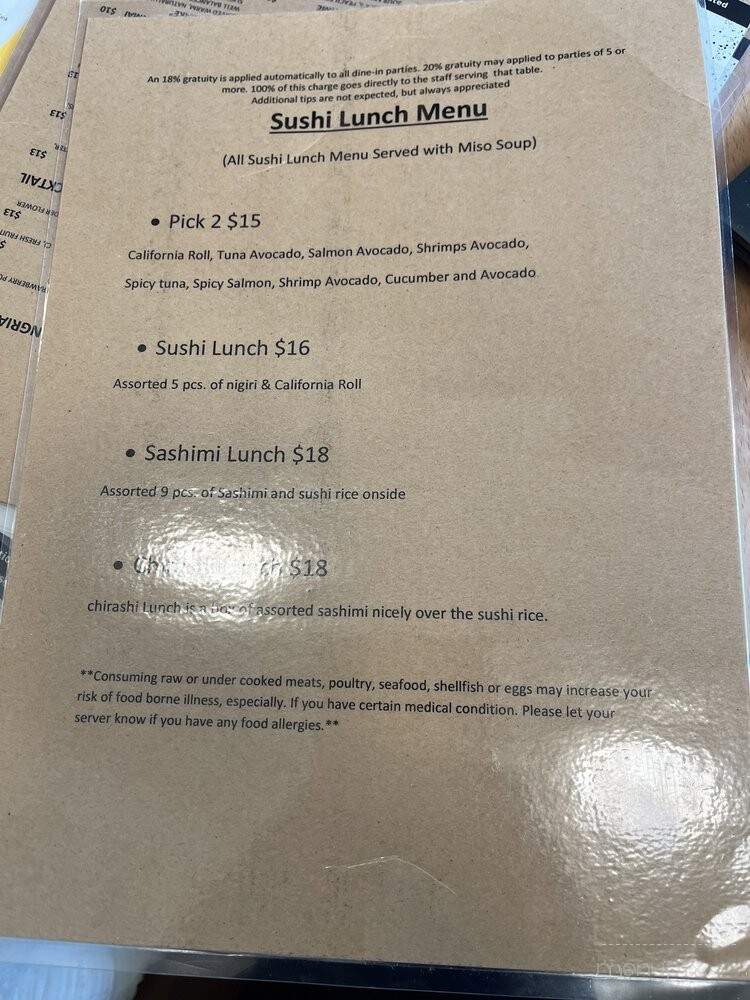Sala Thai At Park Kennedy - Washington, DC menu_pic