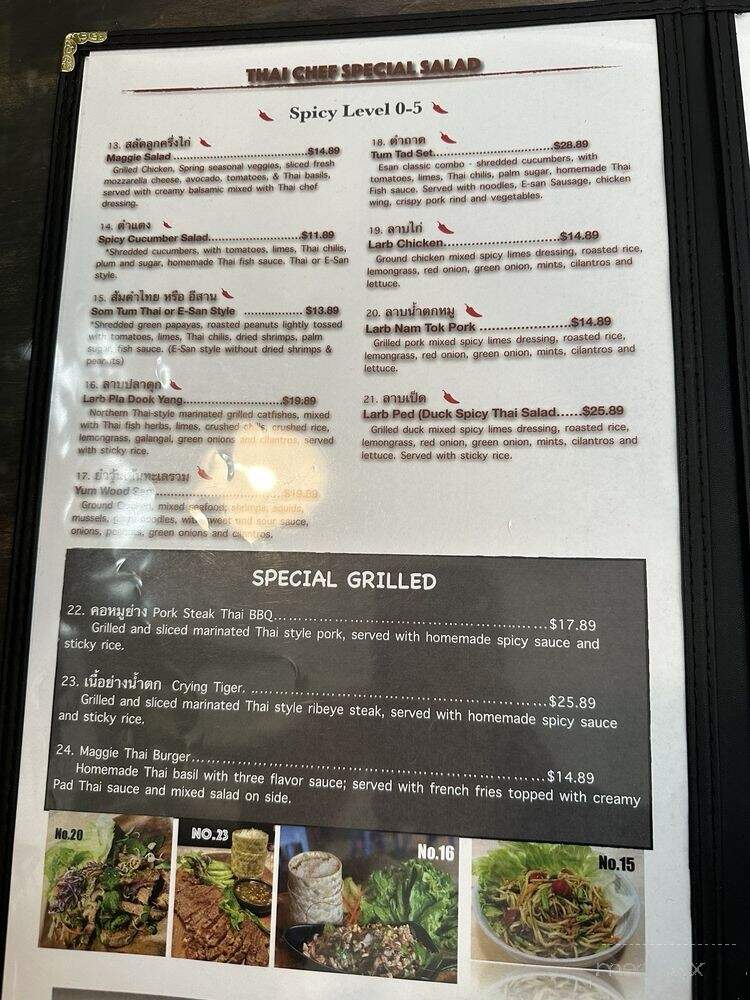 Maggie Thai Kitchen - Boise, ID menu_pic