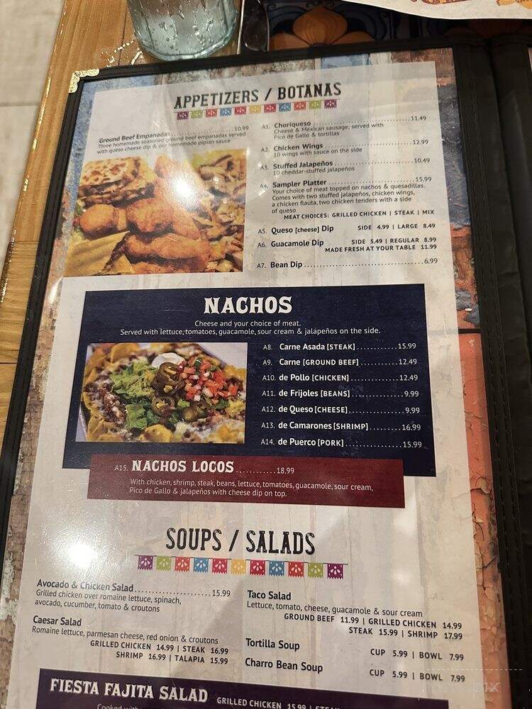Pedro's Tequila Bar - Semmes, AL menu_pic