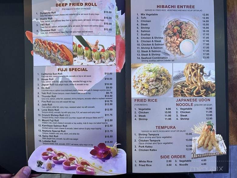 A'xin Sushi & Hibachi Express - Newberry, FL menu_pic
