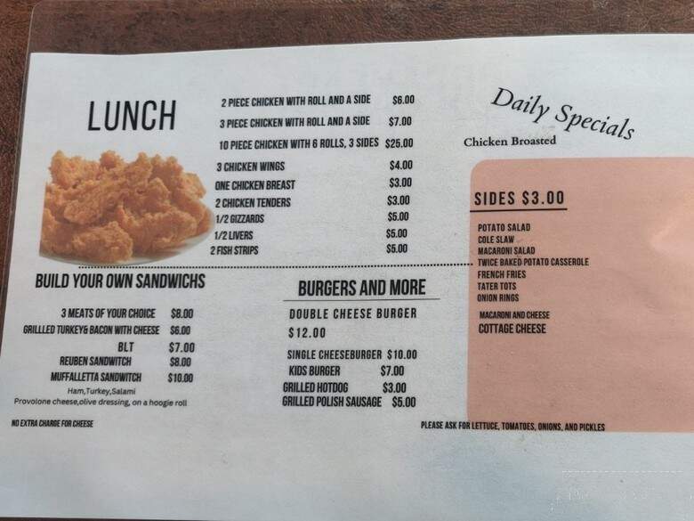 That's It the Coup - Butler, MO menu_pic