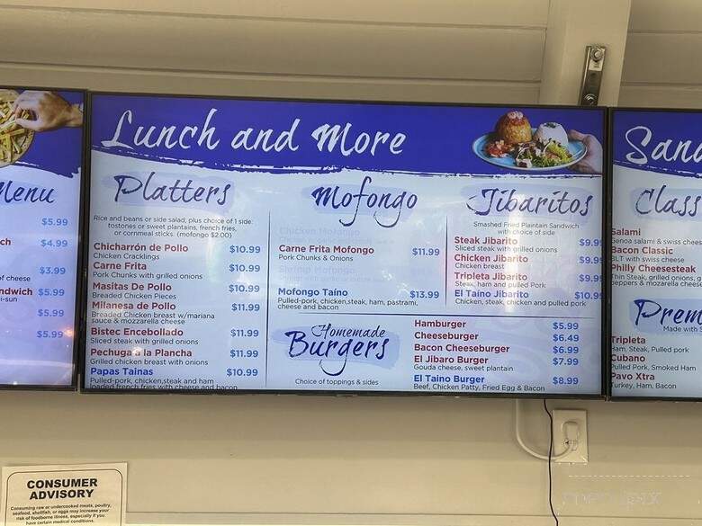 Taino's Bakery - Casselberry, FL menu_pic