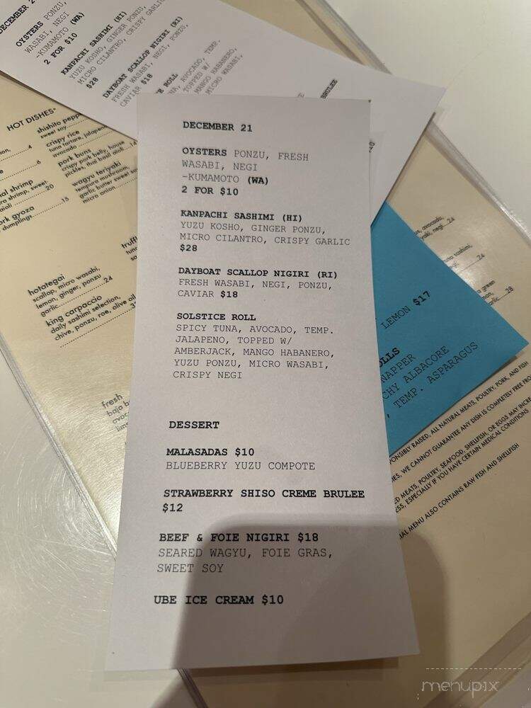 King Sushi - Driggs, ID menu_pic