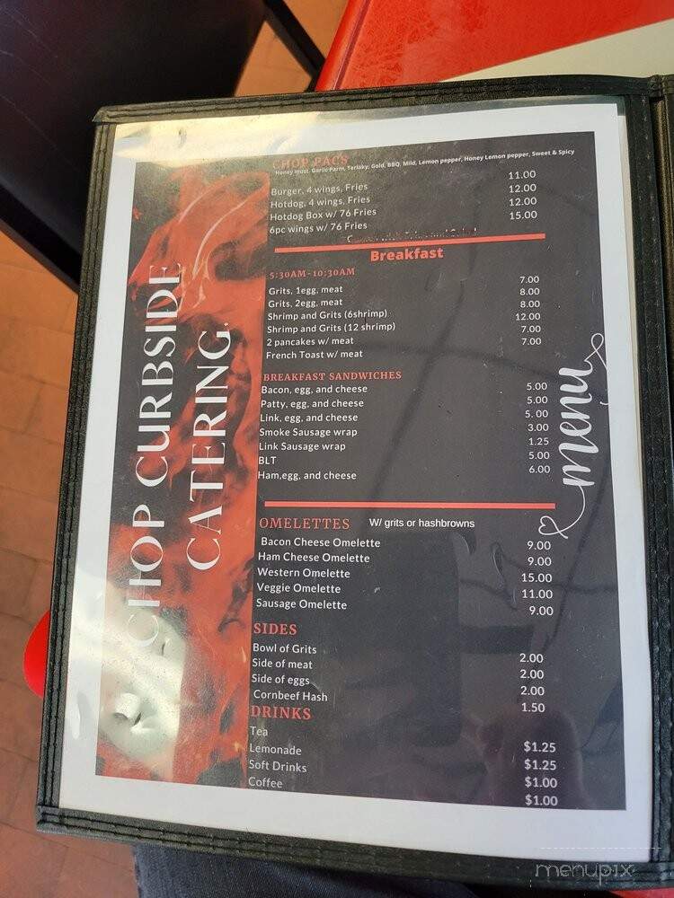Chop Curbside Catering - Marion, SC menu_pic