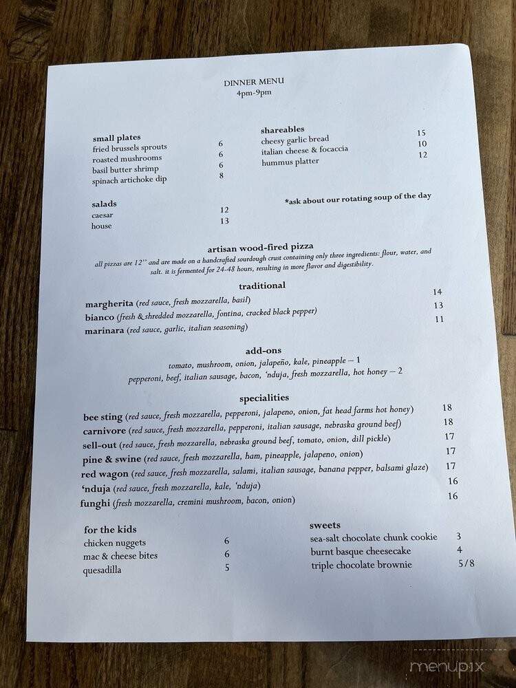 Nofo Pizza & Cafe - Norfolk, NE menu_pic