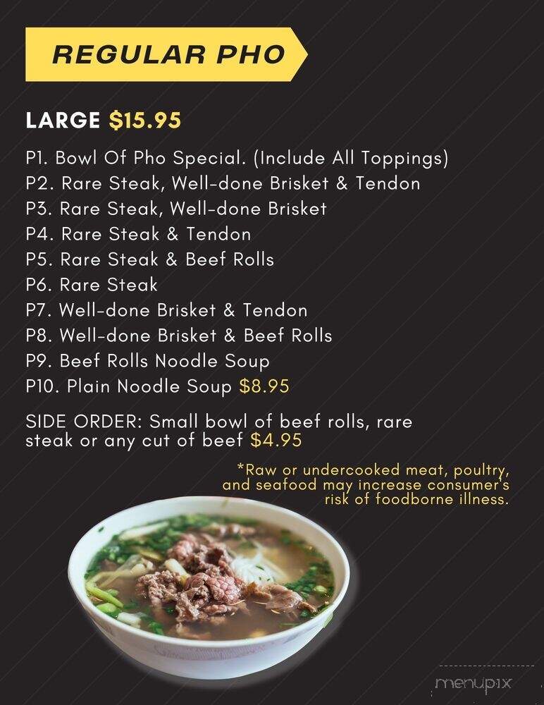 Stone Pho - Valdosta, GA menu_pic