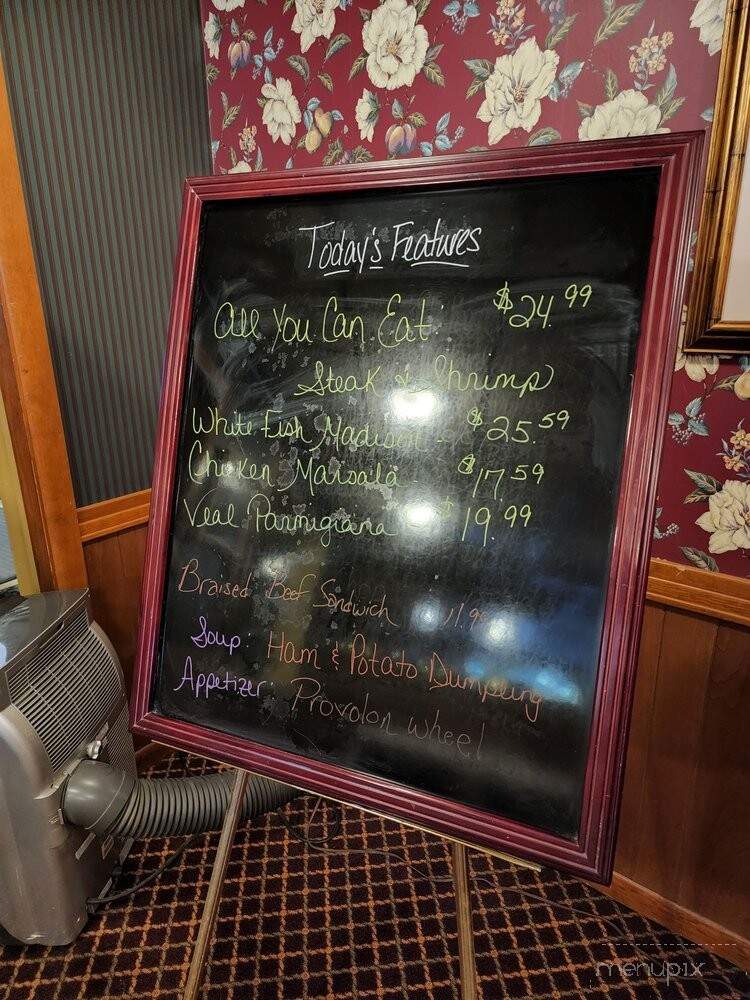 LaValle's Italian Gardens - Ridgway, PA menu_pic