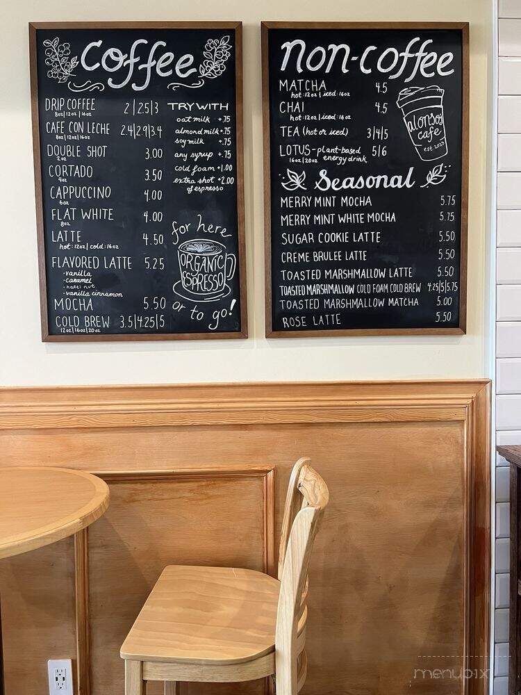 Alonso's Cafe - Garwood, NJ menu_pic
