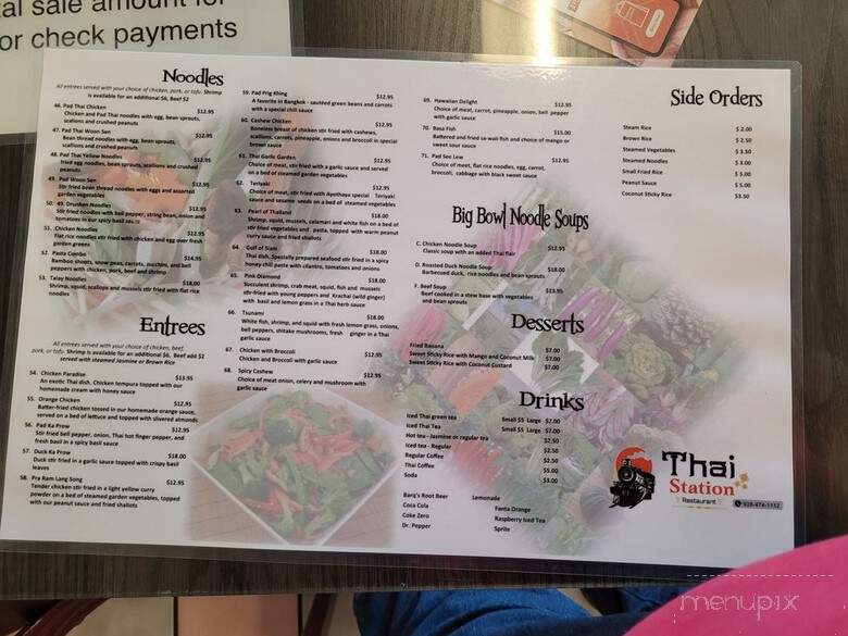 Thai Station - Payson, AZ menu_pic