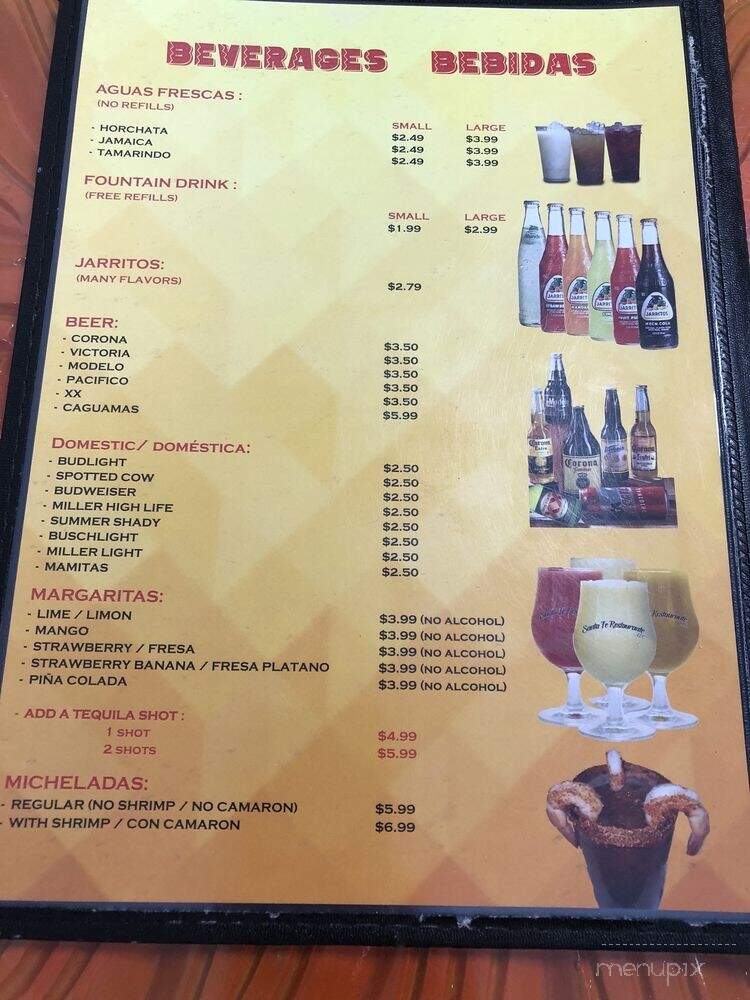 Sante Fe Restaurante - Arcadia, WI menu_pic