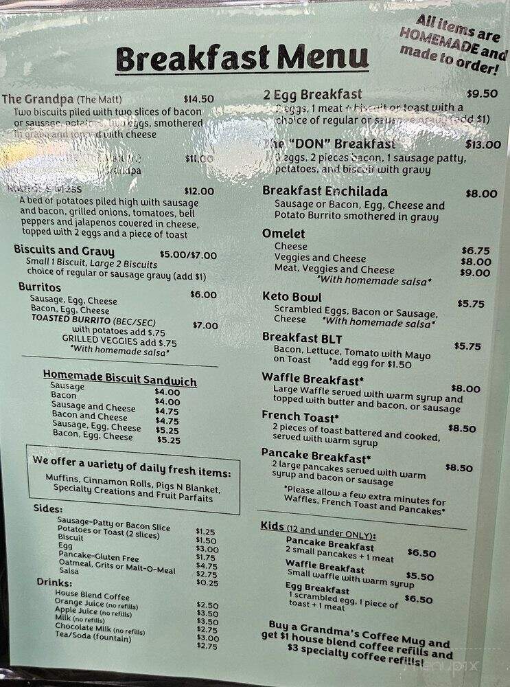 Grandma's Kitchen Bakery & Coffee - Grand Saline, TX
