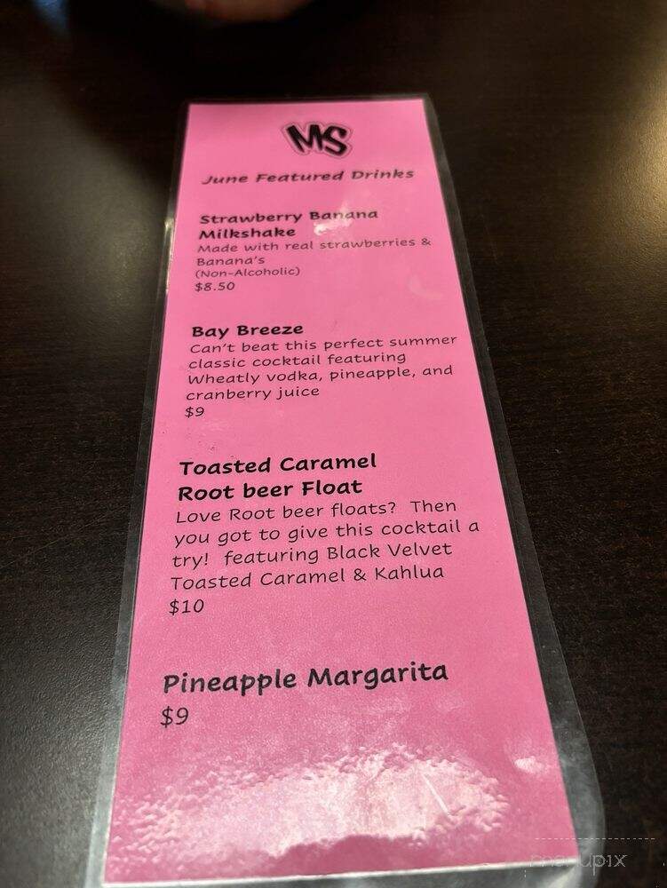 The MacStack Tavern - Port Clinton, OH menu_pic