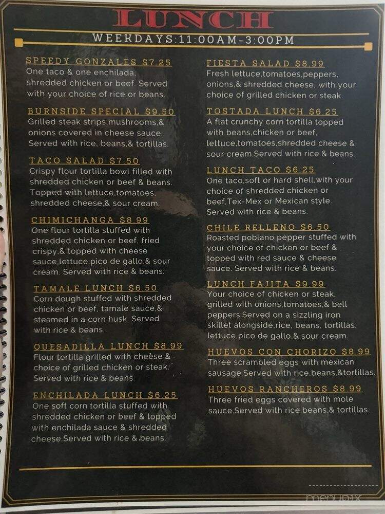 Diego's Bar and Grill - Somerset, KY menu_pic