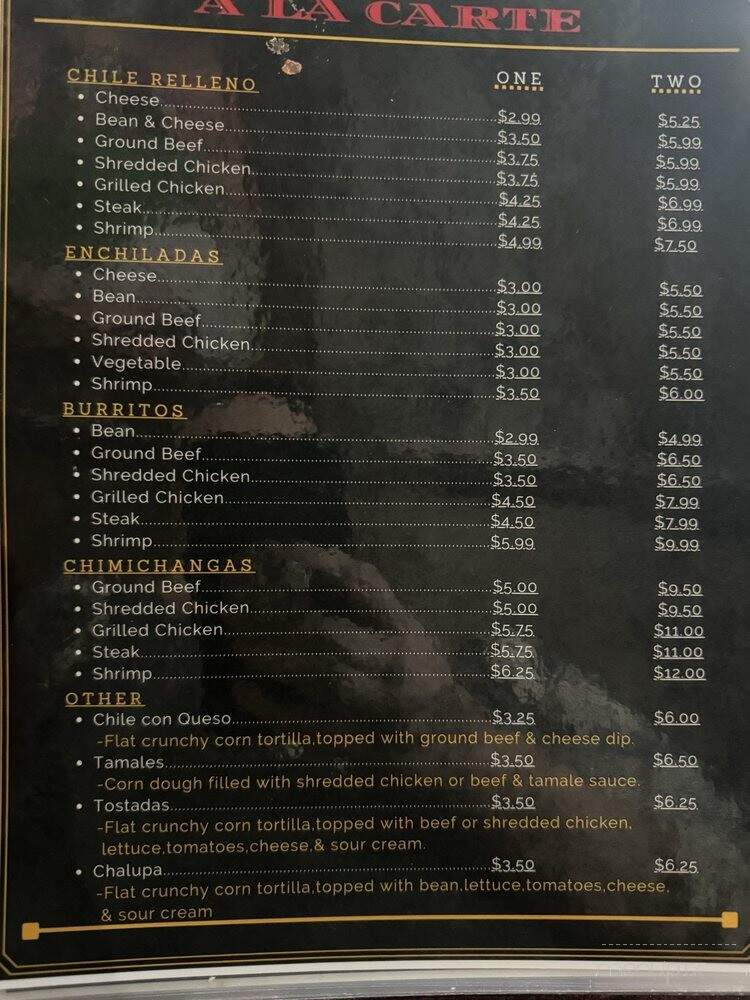Diego's Bar and Grill - Somerset, KY menu_pic