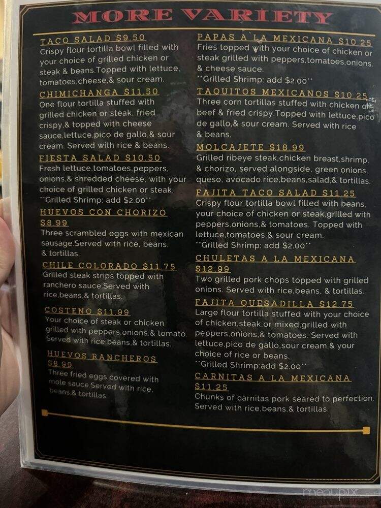 Diego's Bar and Grill - Somerset, KY menu_pic