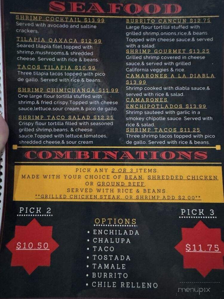 Diego's Bar and Grill - Somerset, KY menu_pic