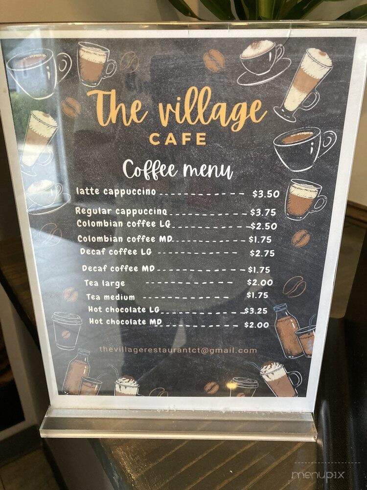 The Village Cafe - Ansonia, CT menu_pic