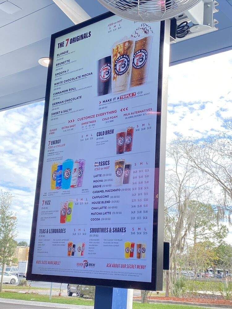 7 Brew Coffee - DeLand, FL menu_pic