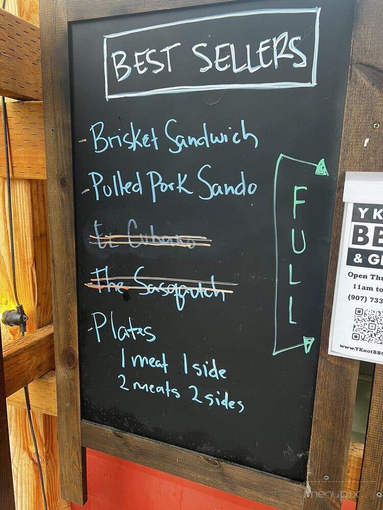 Y Knot BBQ - Talkeetna, AK menu_pic