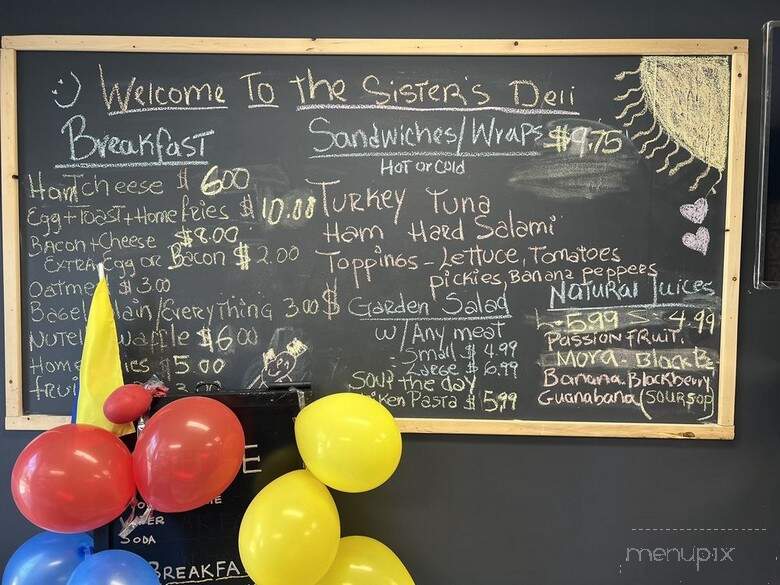 The Sisters Deli - Bristol, CT menu_pic
