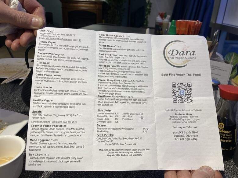 Kinn Kinn Thai & Teriyaki - Portland, OR menu_pic