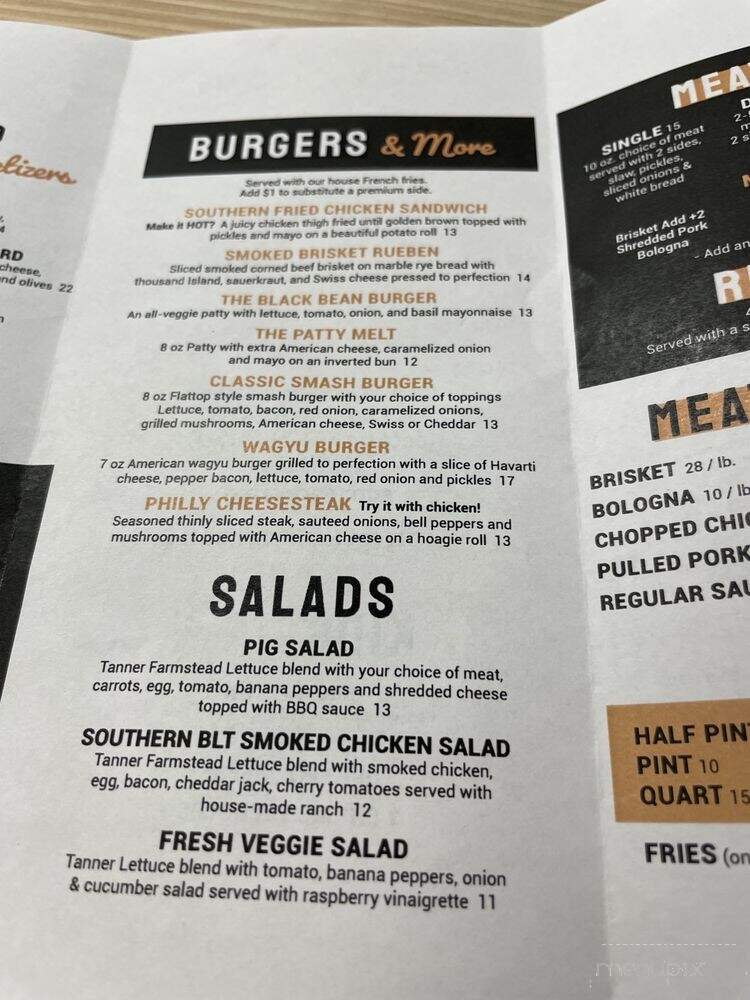 Ol' Bart - North Little Rock, AR menu_pic