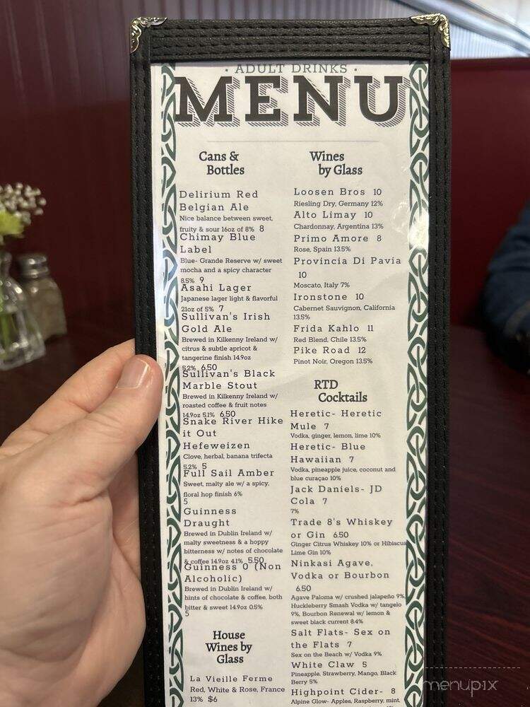 Sully's GastroPub - Idaho Falls, ID menu_pic