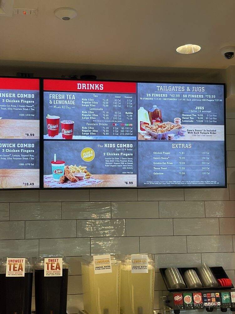 Raising Cane's - Port St. Lucie, FL menu_pic
