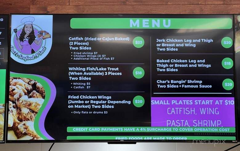 Chef Char Seafood N Soul - El Cajon, CA menu_pic