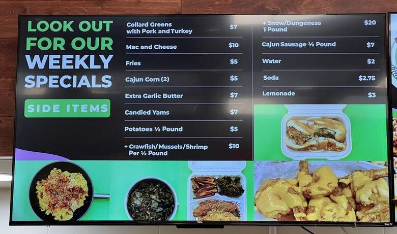 Chef Char Seafood N Soul - El Cajon, CA menu_pic