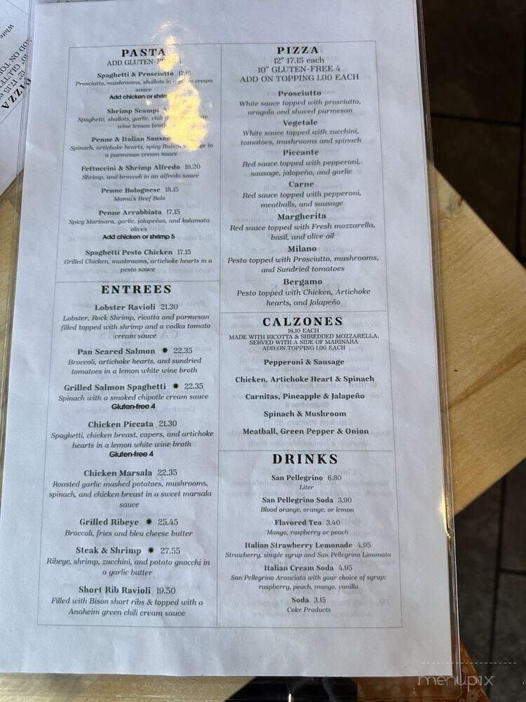 C' Amore Italian Restaurant - Aurora, CO menu_pic