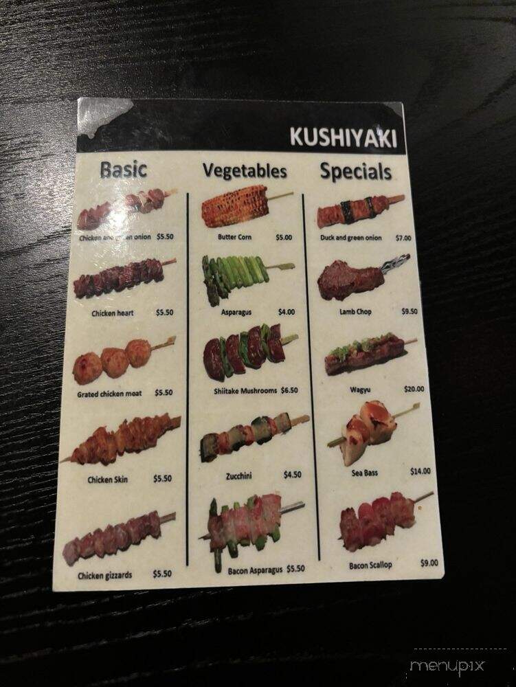 K's Bistro by Kanpai - Los Angeles, CA menu_pic