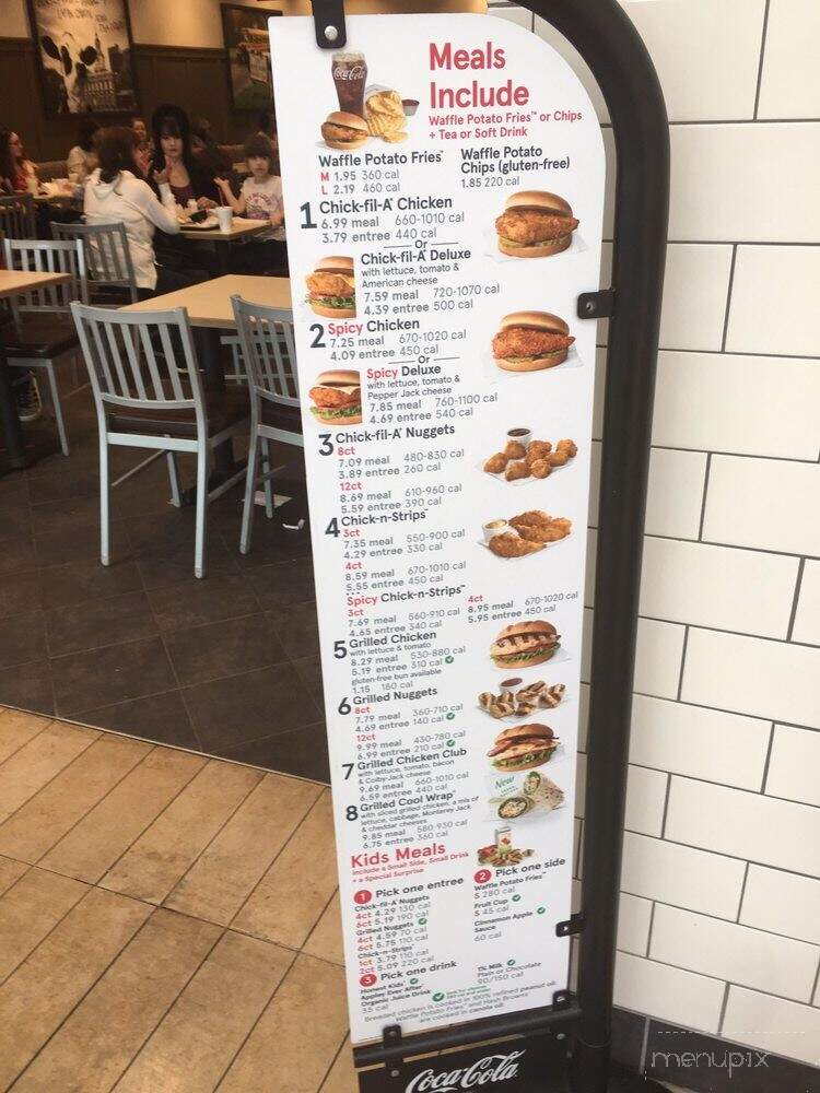 Chick-fil-A - Plymouth Meeting, PA menu_pic