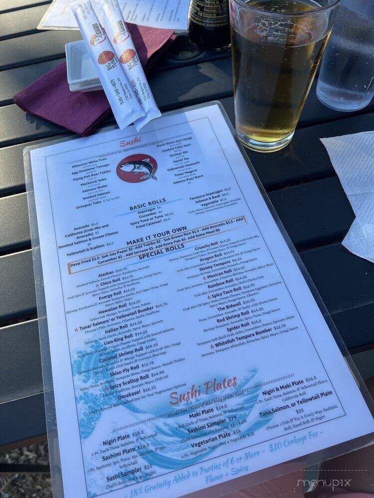 Izakaya Ichiban - Chico, CA menu_pic