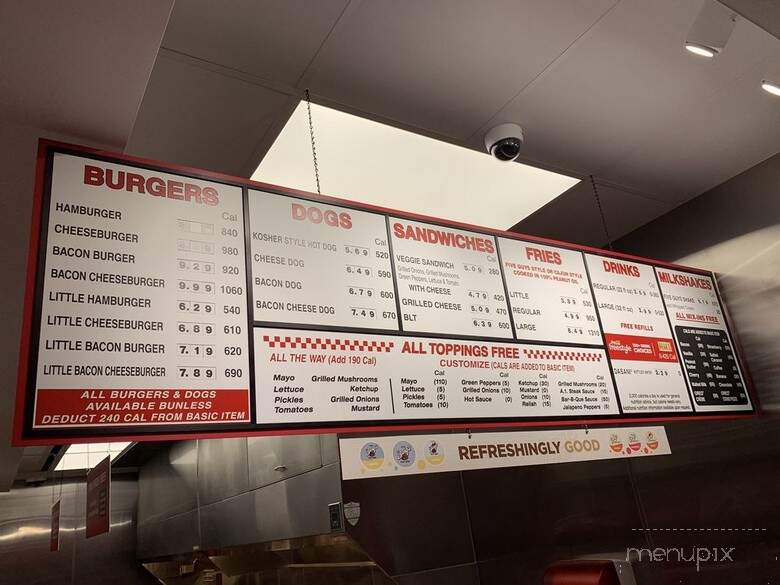 Five Guys - Northridge, CA menu_pic