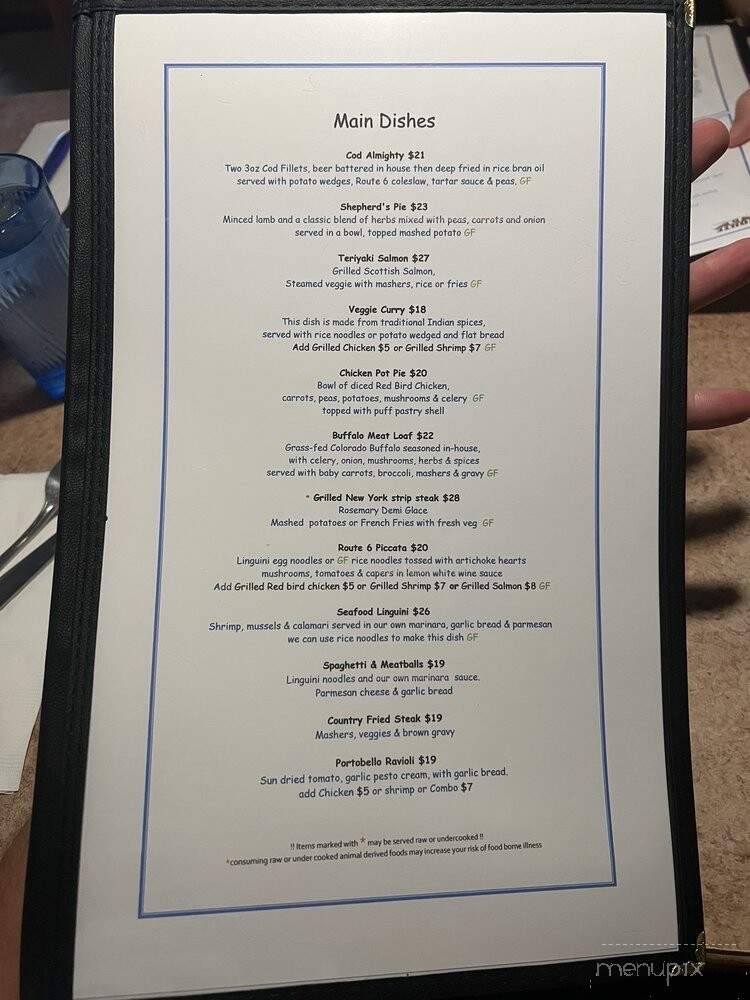 Route 6 Cafe - Avon, CO menu_pic