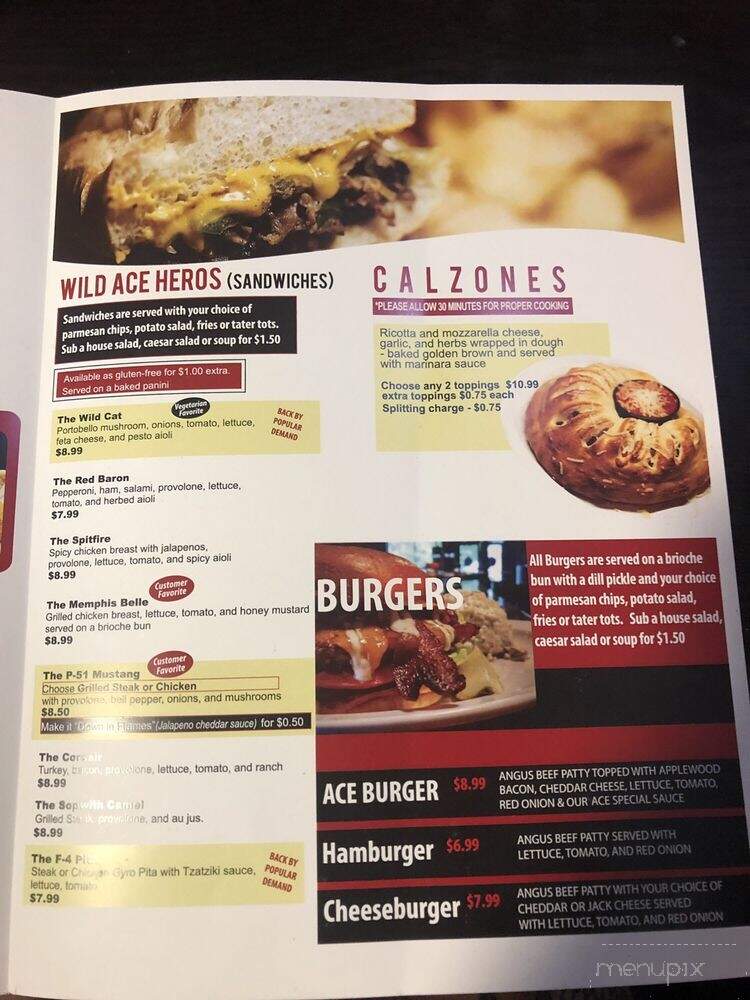 Wild Ace Pizza & Pub - Greer, SC menu_pic