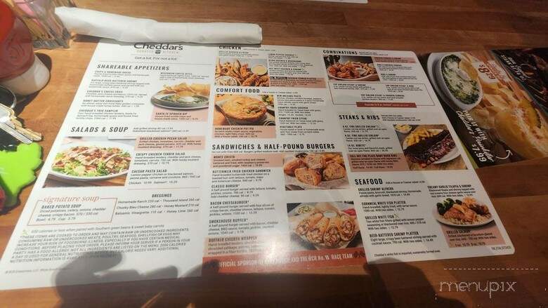 Cheddar's Scratch Kitchen - Greenville, NC menu_pic