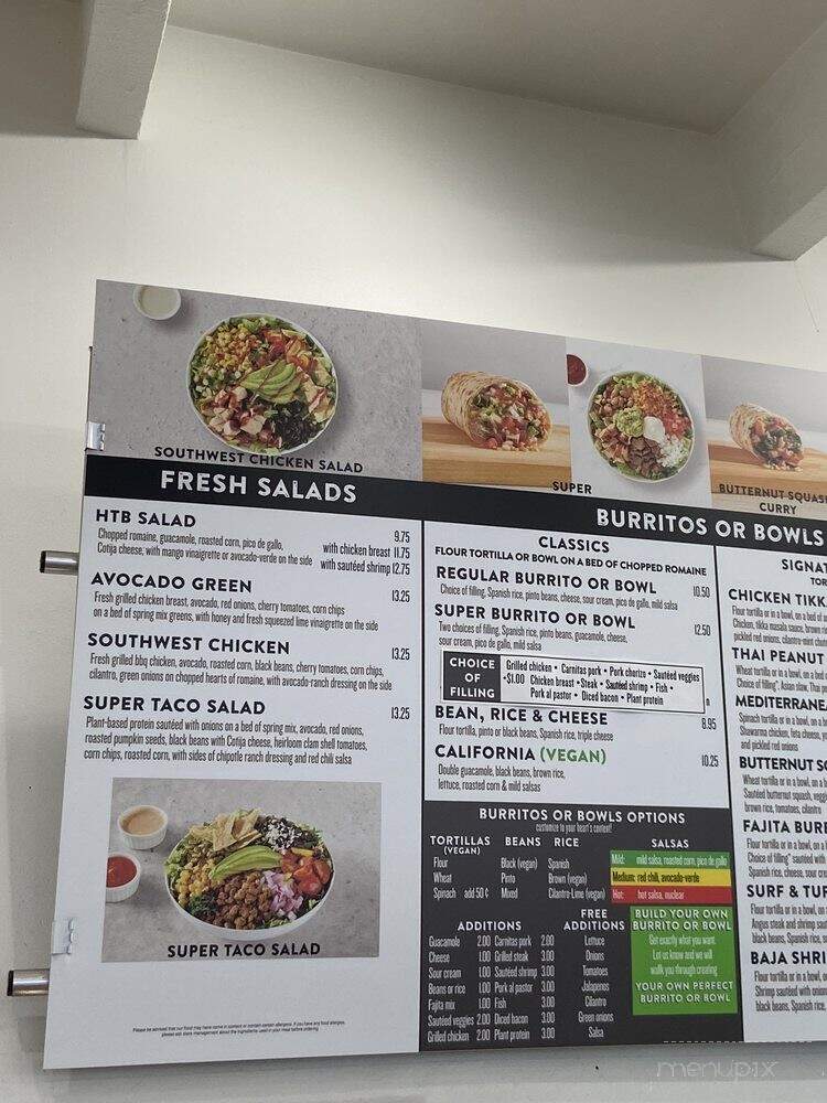 High Tech Burrito - Mill Valley, CA menu_pic