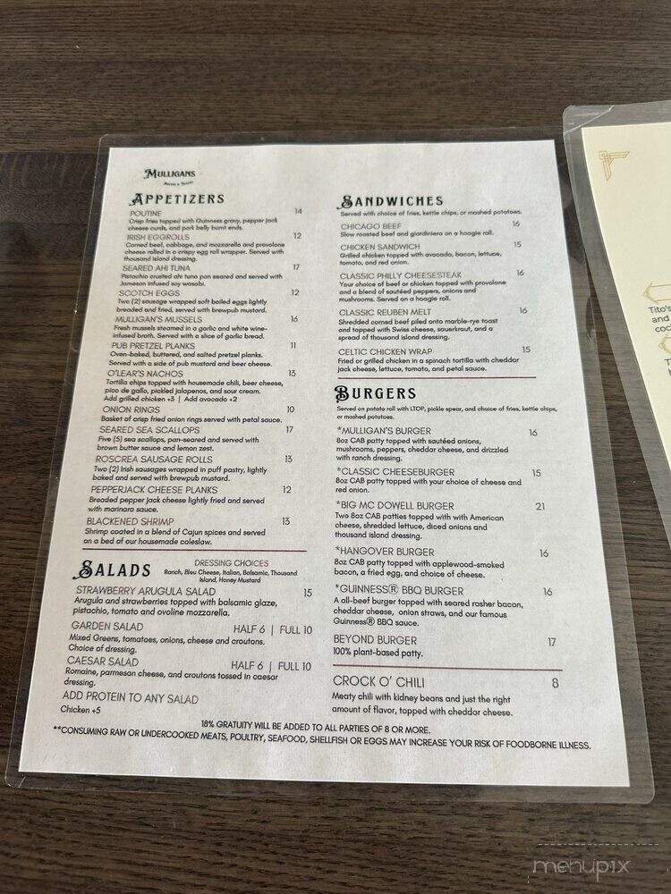 Good Times Arcade & Tavern - Garner, NC menu_pic