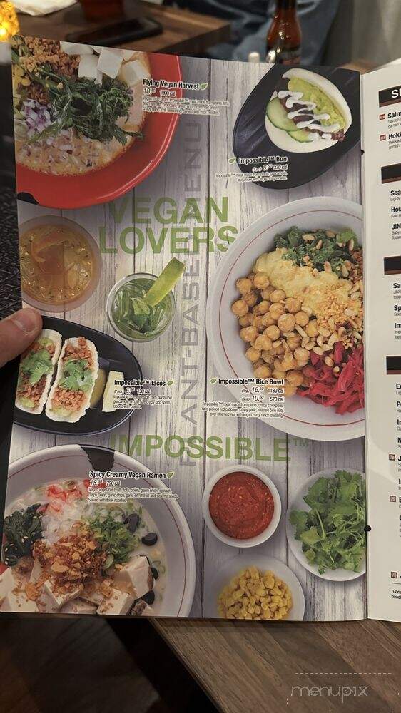 JINYA Ramen Bar - Canoga Park, CA menu_pic