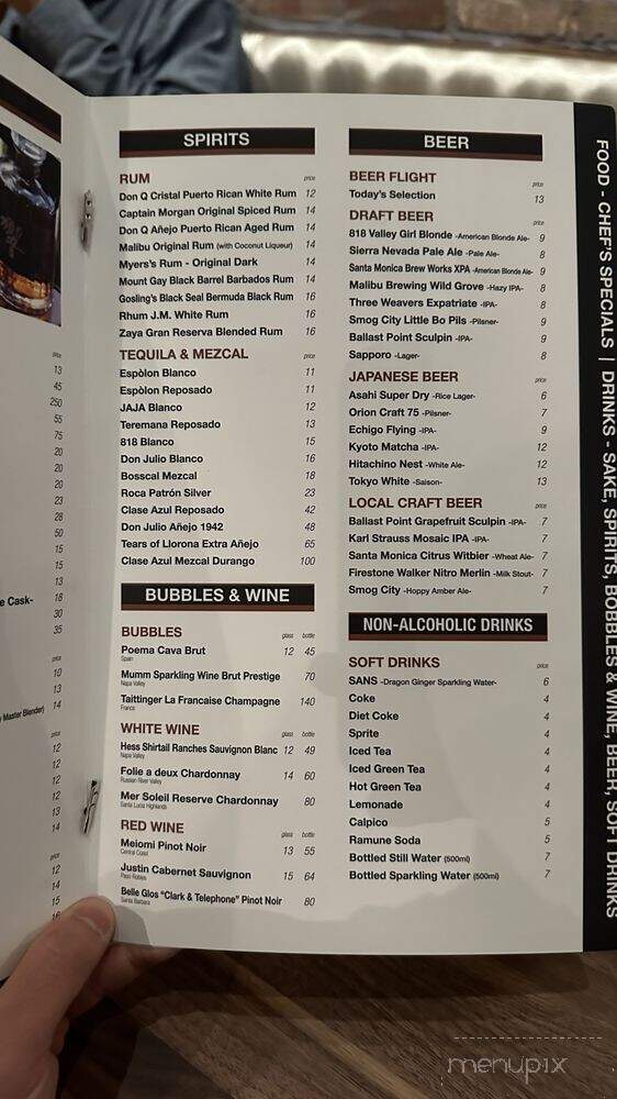 JINYA Ramen Bar - Canoga Park, CA menu_pic