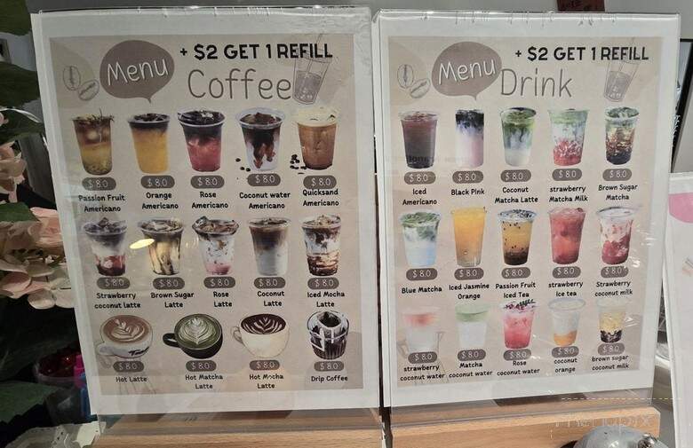 Lazy Cat Cafe - Scarborough, ON menu_pic