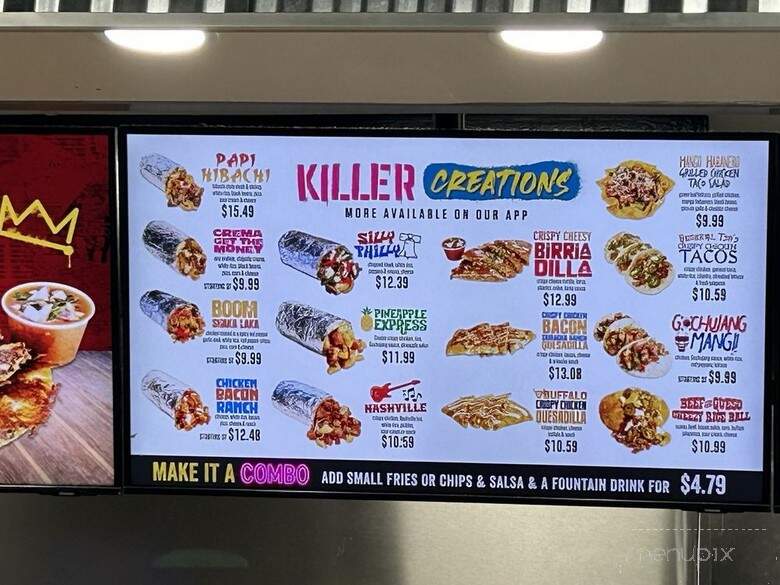 Bubbakoo's Burritos - Cape Coral, FL menu_pic