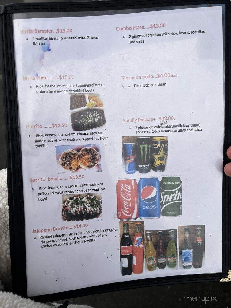 Pollos Aguilar Taqueria - Portland, OR menu_pic